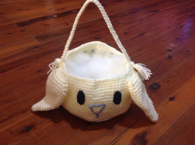 Floppy Eared Bunny Basket