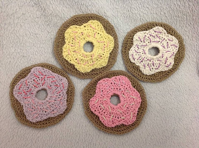Donut Coasters