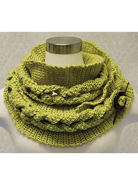 Big Cable Crochet Cowl