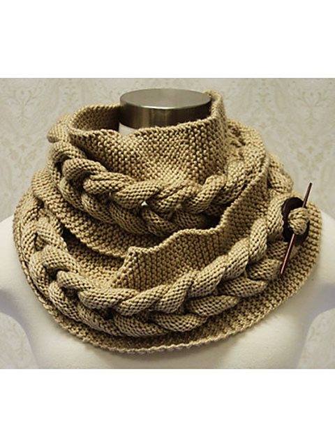 Big Cable Knit Cowl