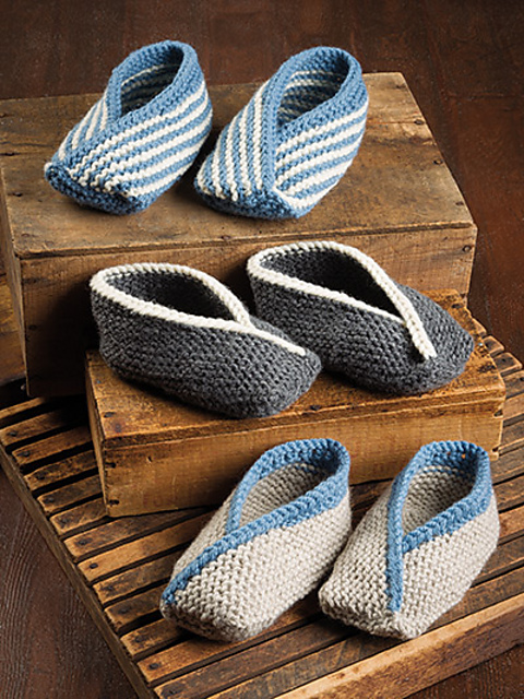 Adult Tiptoe Slippers (Knit)