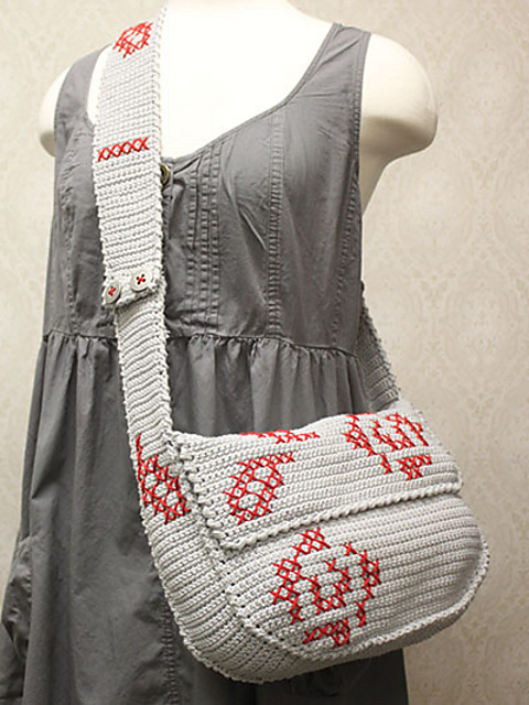 Rose Messenger Bag