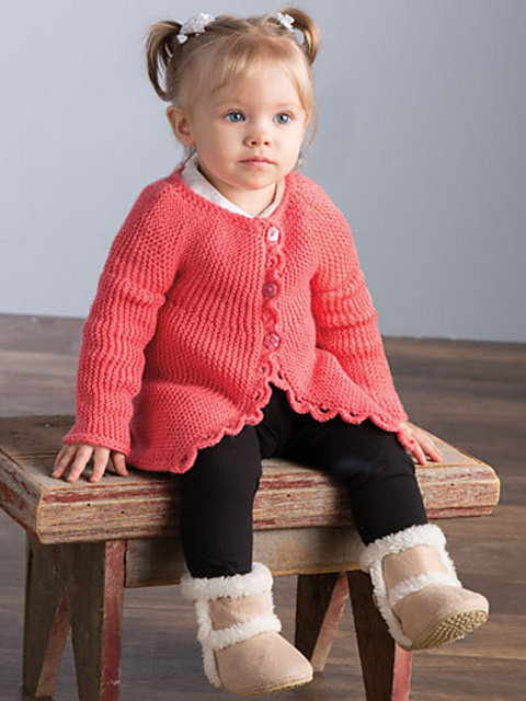 Sideways Baby Cardi