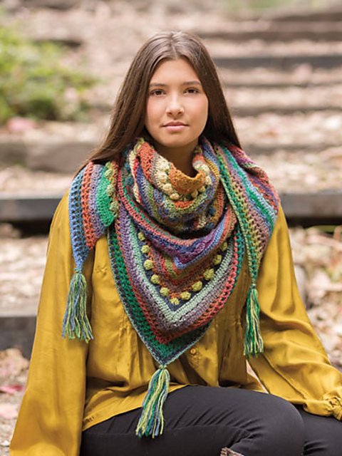 Ravelry: Hidden Hills Shawl pattern by Jenny King