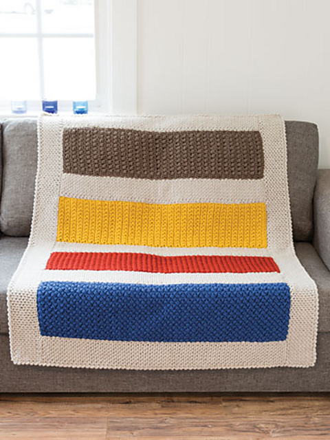 Color Block Afghan