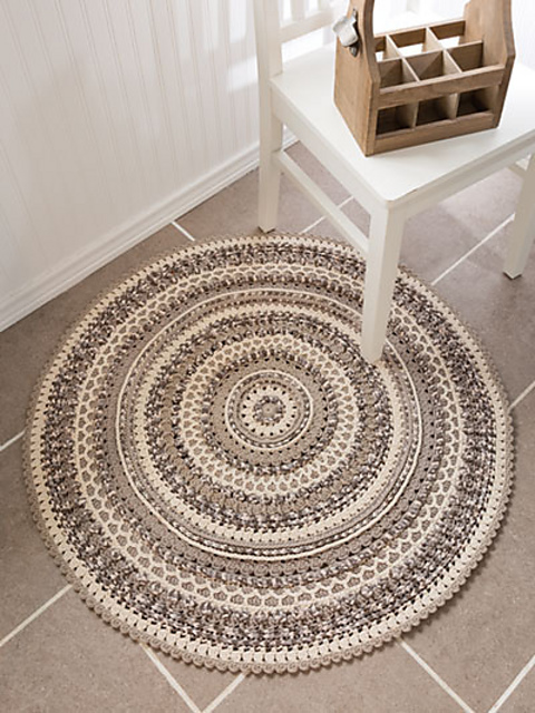 Pebble Beach Mandala Rug