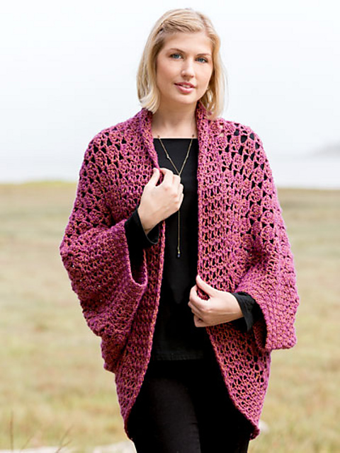 Cocoon shrug clearance crochet pattern