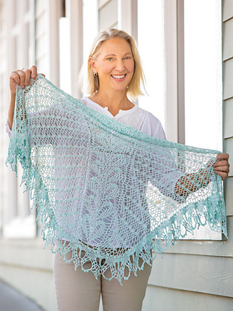 Hearts Align Shawl