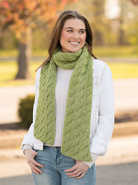 Ravelry: Leaf of Life Knit Scarf pattern by Lena Skvagerson