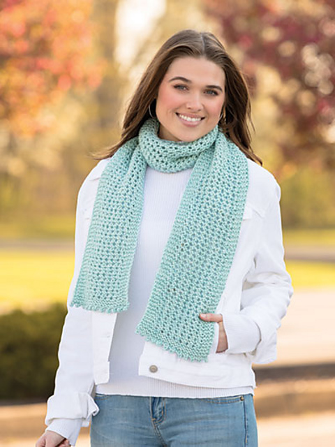 Solitude Lace Knit Scarf