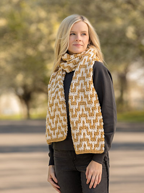 Marvel Mosaic Crochet Scarf