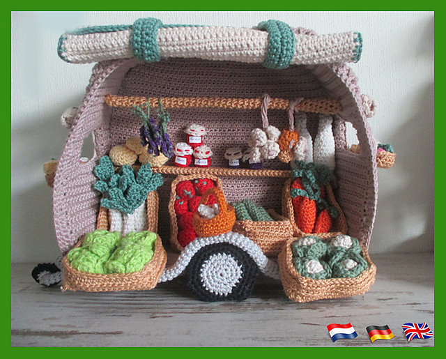 The little vegetable cart/der kleine Gemüsestand