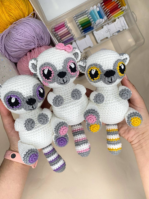 Lemur amigurumi