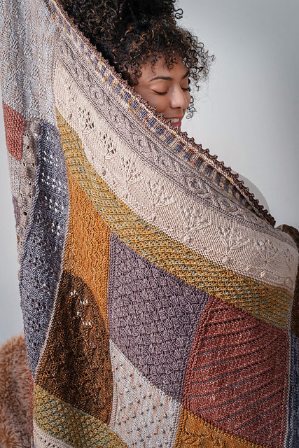 Ravelry: Herbarium Knit Blanket pattern by Lena Skvagerson