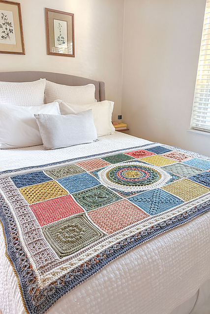Ravelry: Wildflower Crochet Blanket pattern by Lena Skvagerson