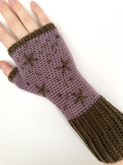 Spring Walk Mitts (crochet)