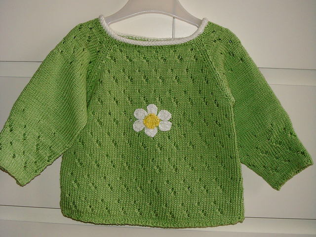 Daisy Baby Pullover