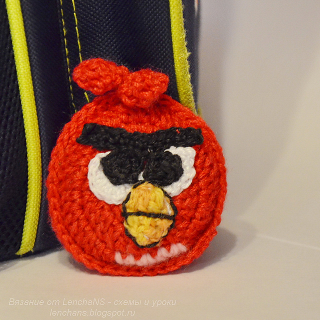 Angry birds keychain