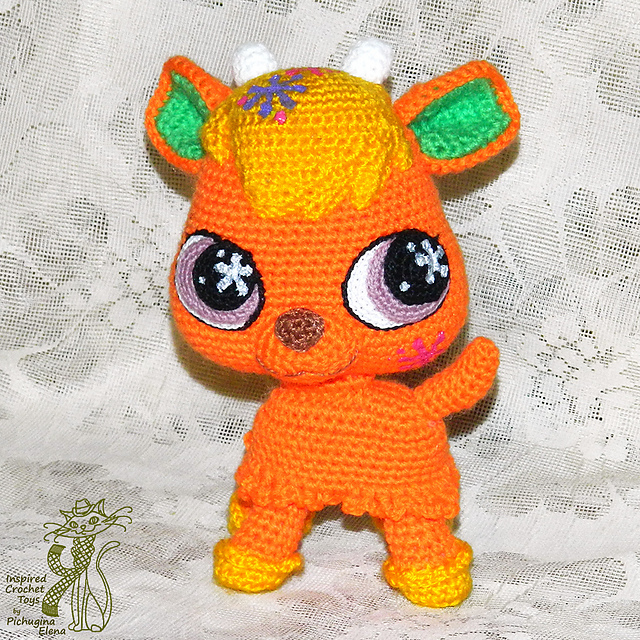 Amigurumi goat Billy toy