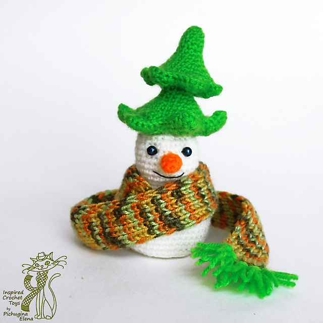 Cutie Xmas Tree Snowman