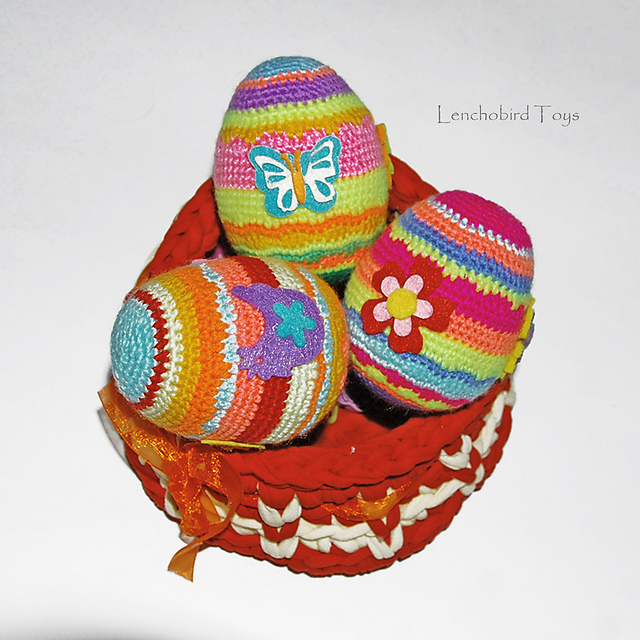 Amigurumi Colorful Easter Eggs