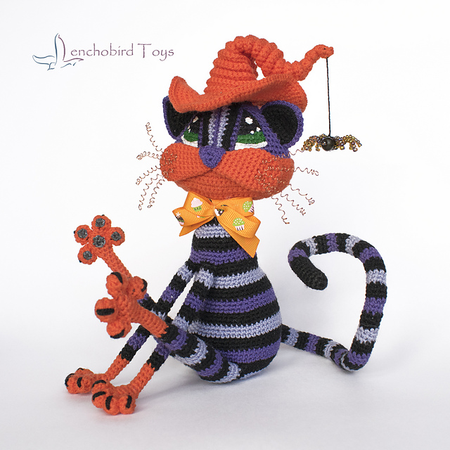 Amigurumi tabby purrfect Cat with a Hat