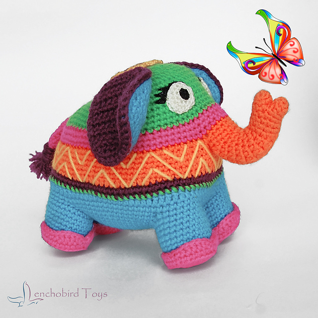 Amigurumi Happy Elly the Elephant