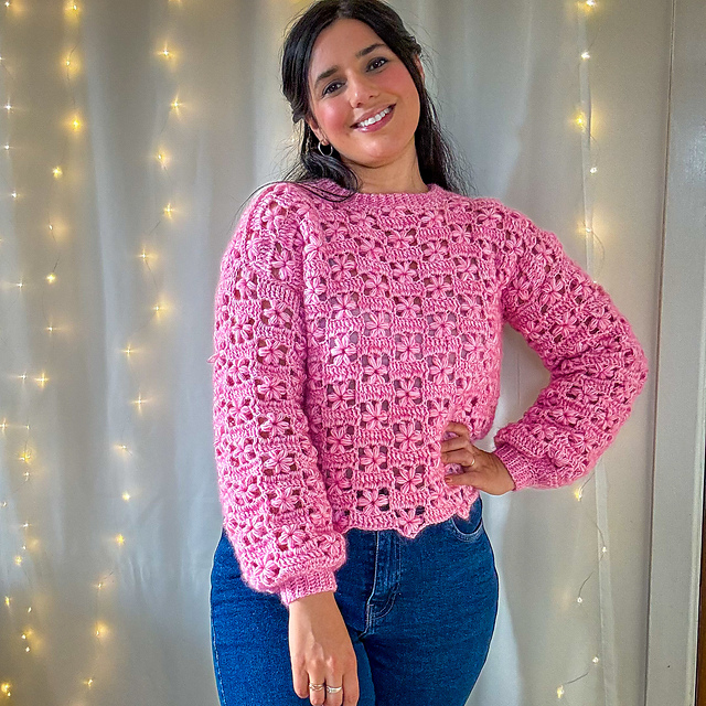 Ravelry: Azalea Sweater pattern by Leonela Cevallos