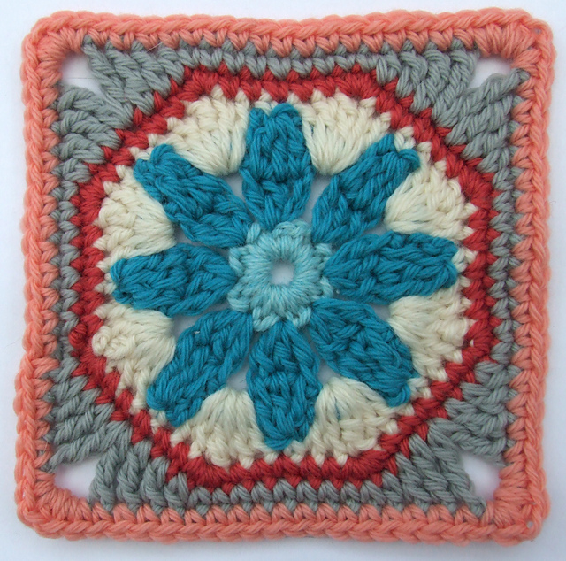Octagon-framed Flower