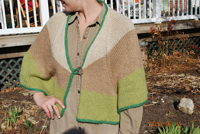 Collingwood Color Block Cape