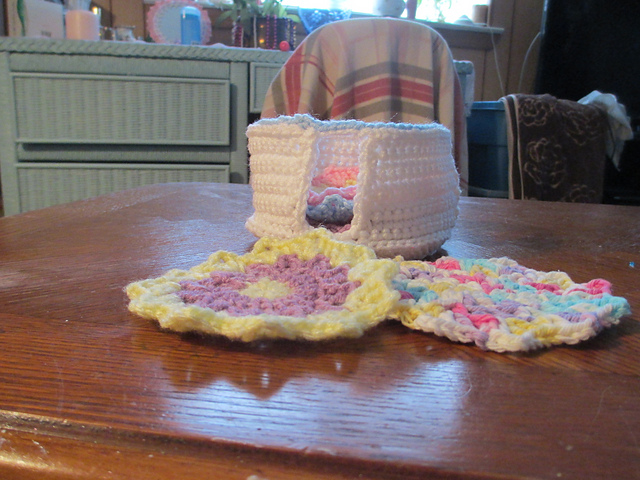 Scrappy Coasters & Holder