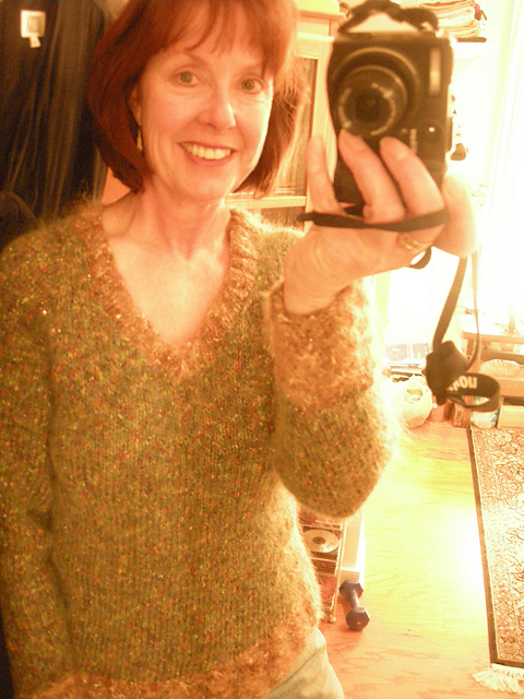 City Elegance Mohair V-Neck