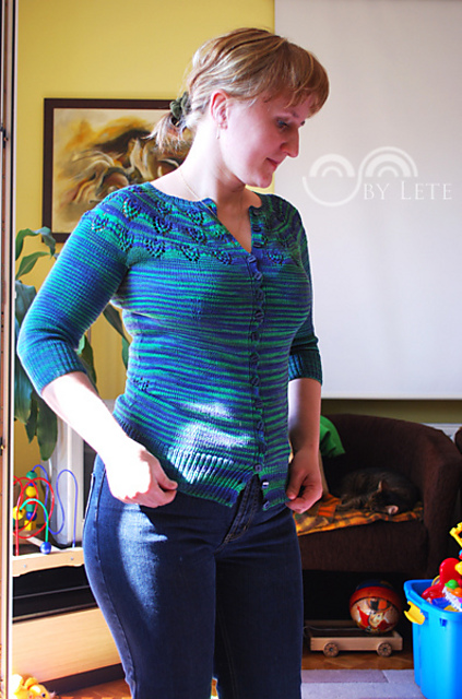 Notes on Peacock Eyes Cardi