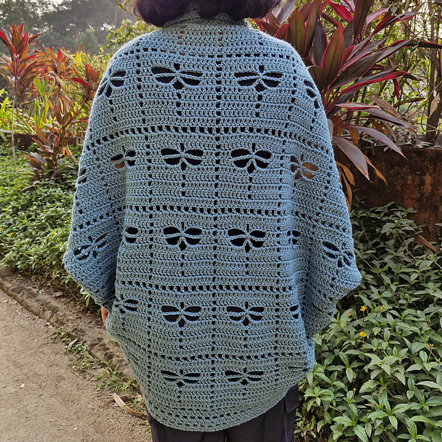 Dragonfly Garden Shrug
