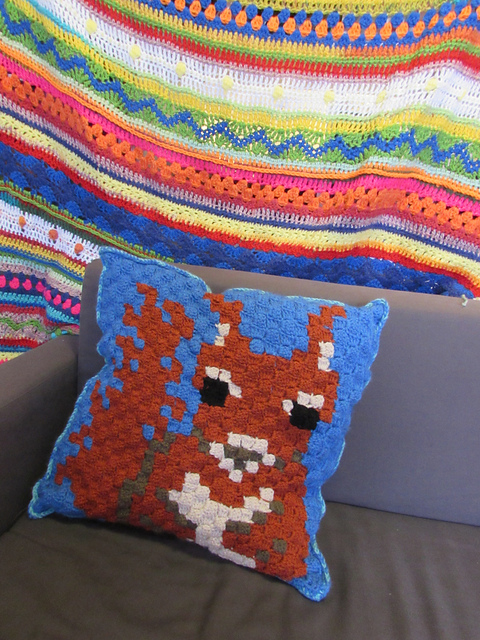 Simone the Squirrel Cushion