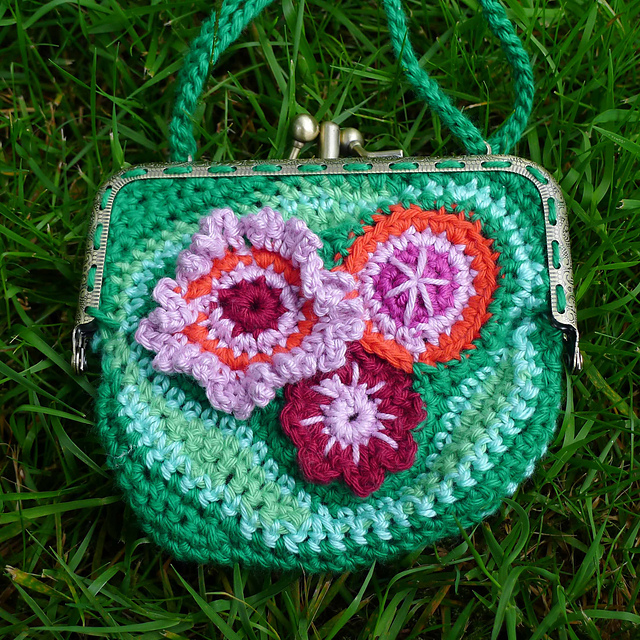 Freeform Flower Purse