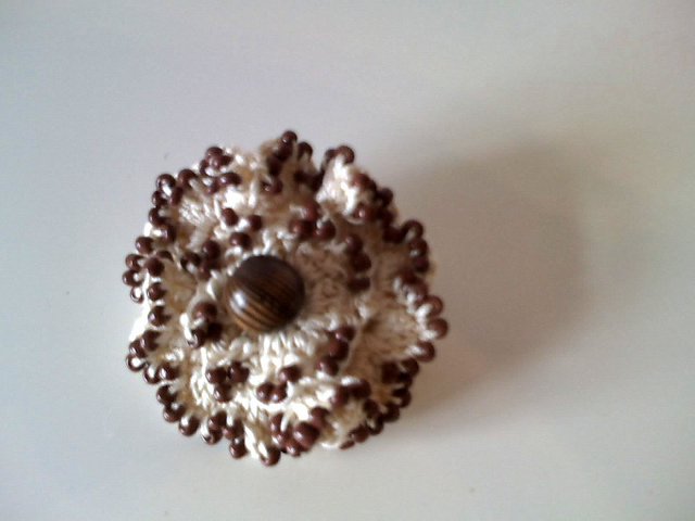 beaded brooche