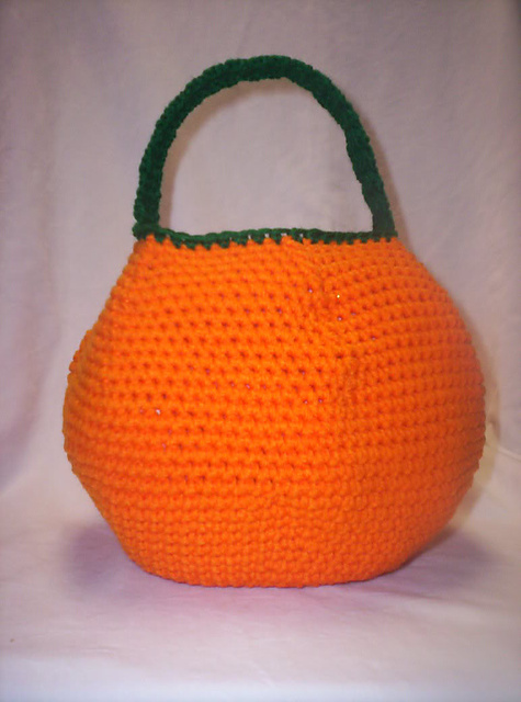 Large Shaped Pumpkin Treat Bag