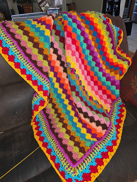 Harlequin Scrap Blanket