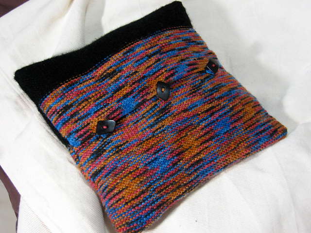 Garter Stitch Pillow