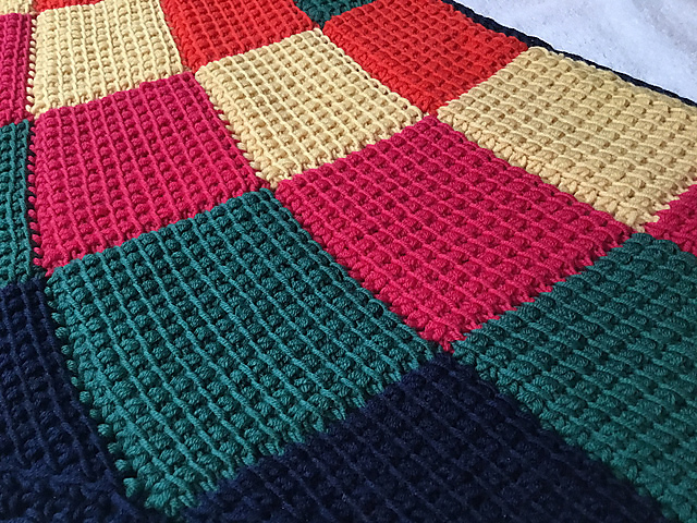 Curved Entrelac Shawl