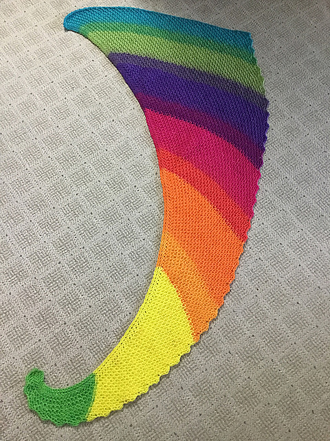 Scalloped Edge Shawl