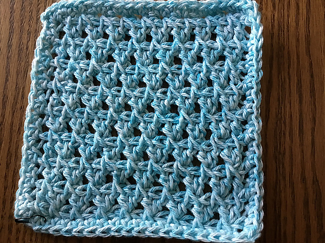 Tunisian Lace Dishcloths
