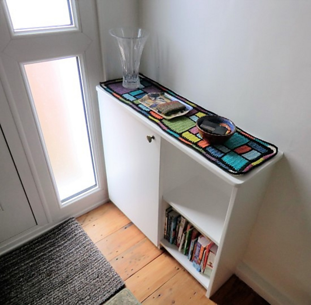 Stained glass runner