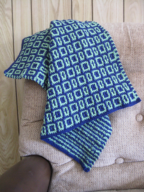 Little Squares Reversible Blanket