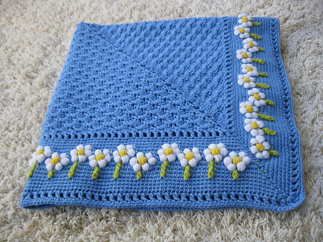 Little Daisy Baby Blanket