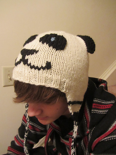 Panda Earflap Hat
