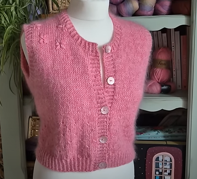 Gilet Rose Slipover