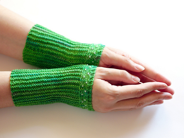 Strickfreundinnen die Glitzernden