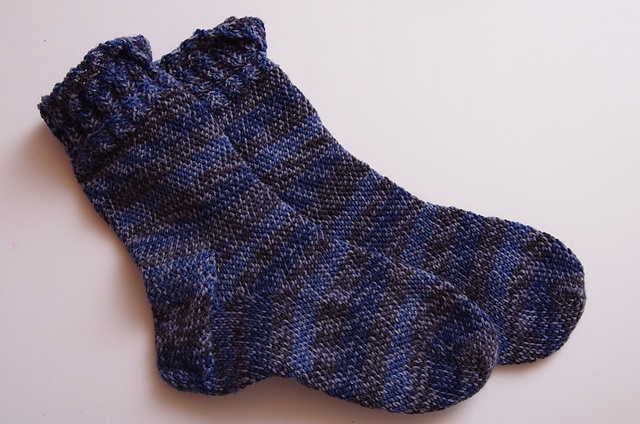 Socken mit Möbiusbündchen